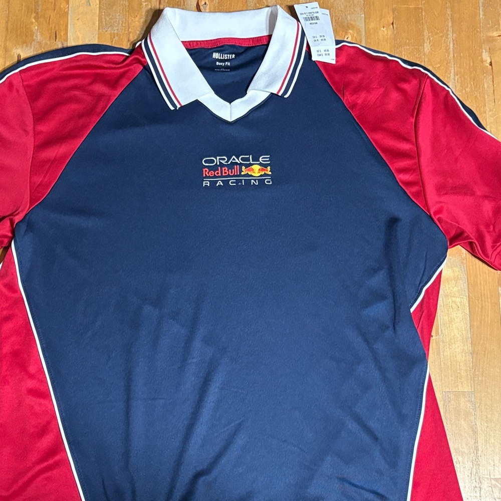 NWT Hollister Oracle Red Bull Racing Racing Polo